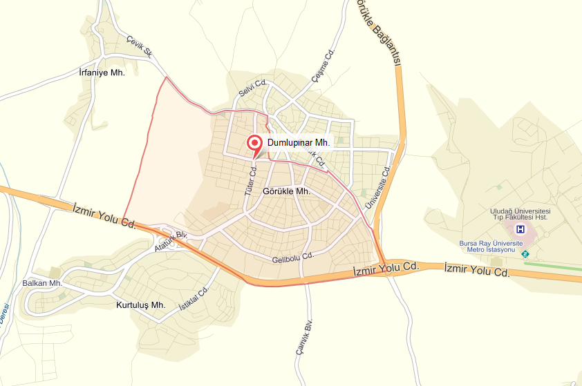 Dumlupınar 30 Nolu ASM Hizmet Bölgesi